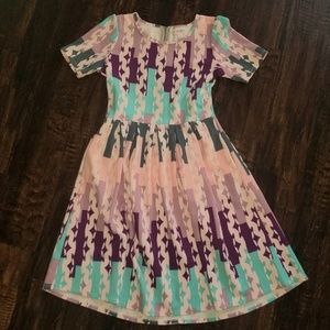 LulaRoe Nicole Dress - Jacquard Material